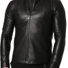 mens-stand-collar-faux-leather-black-jacket