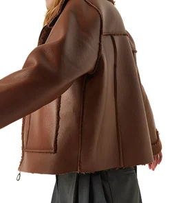 womens-brown-faux-leather-long-sleeves-jacket