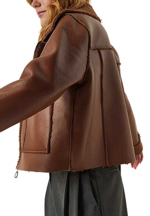 womens-brown-faux-leather-long-sleeves-jacket