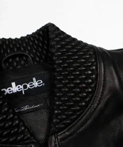 Pelle Pelle Burnish Butter Soft Leather Jacket 9 black-pelle-pelle-jackets