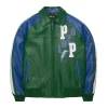 green-leather-jacket