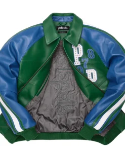 green-pelle-pelle-jacket