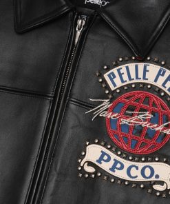 Mens Black Leather Pelle Pelle 78 Jacket 9 pelle-pelle-jackets-for-men