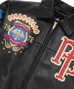 World Famous Black Leather Pelle Pelle Jacket 13 pelle-pelle-leather-jacket