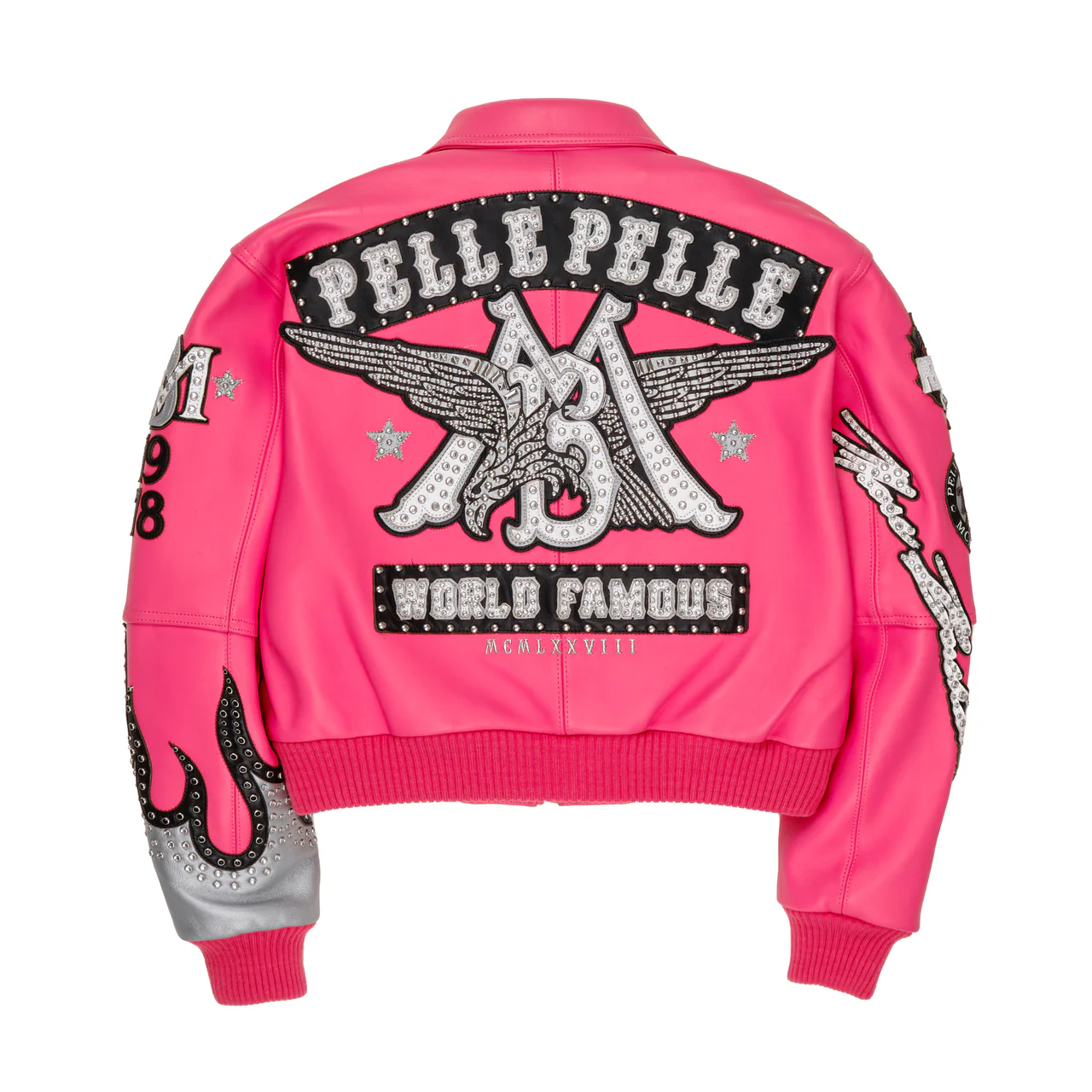 Womens World Famous Marc Buchanan Leather Jacket 2 pelle-pelle-marc-buchanan-leather-jacket