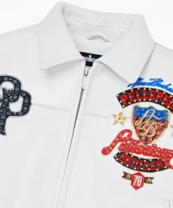 Womens American Bruiser Pelle Pelle White Jacket 10 pelle-pelle-white-leather-jacket
