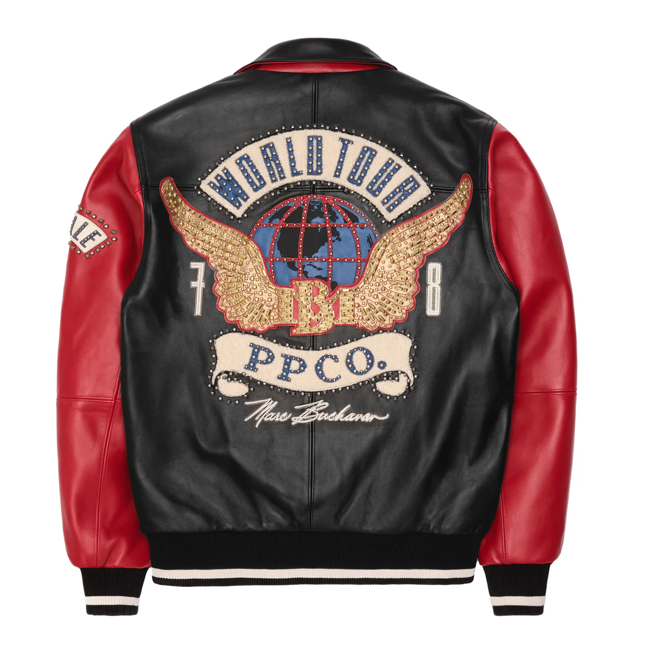 Mens Black Leather Pelle Pelle 78 Jacket 2 pelle-pelle-world-tour-jacket