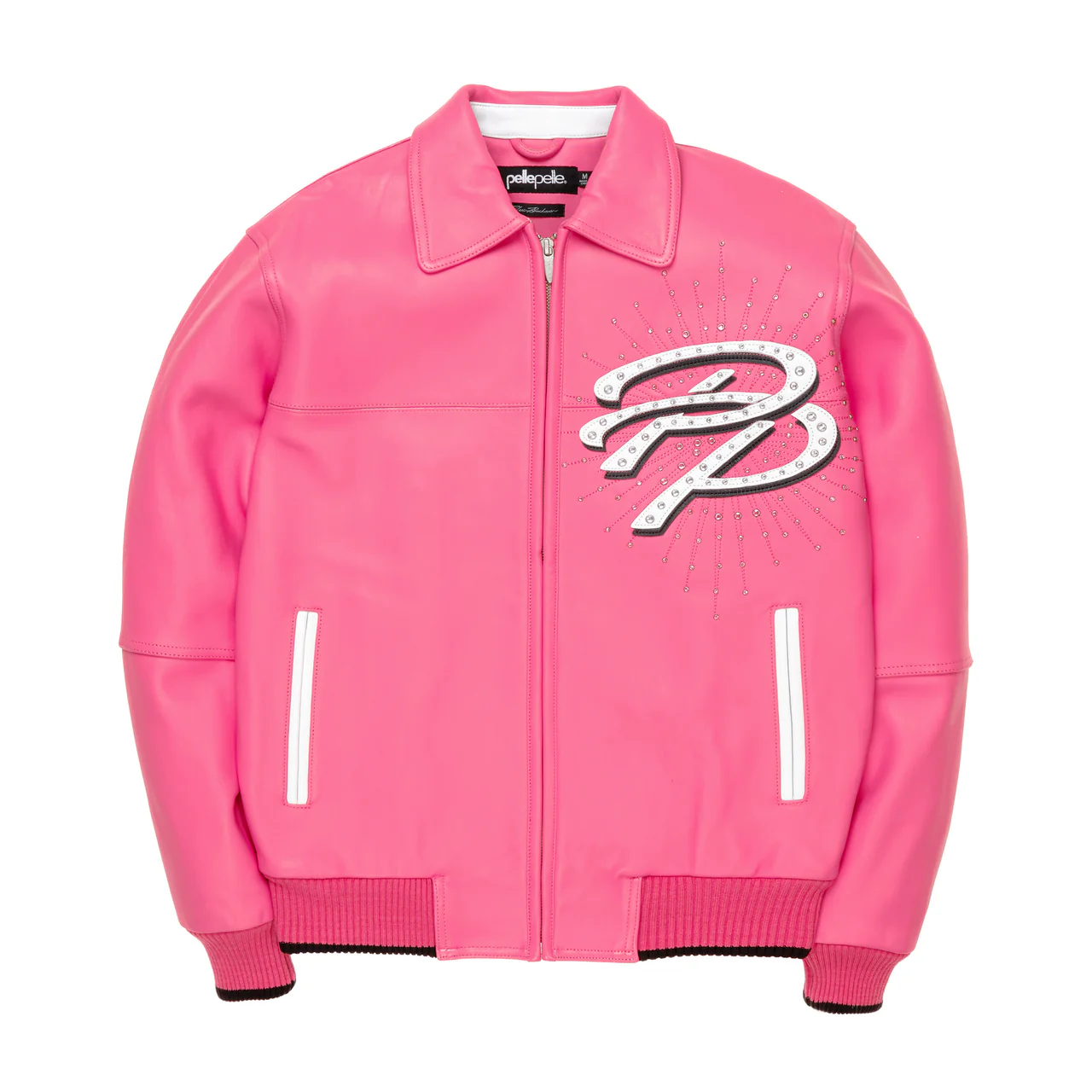 激レア　pelle pelle レザーブランドレザージャケット　ピンク　36 激レア pelle pelle レザーブランドレザージャケット ピンク 36