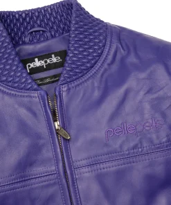 Pelle Pelle Burnished Leather Bomber Jacket 8 purple-pelle-pelle-jacket