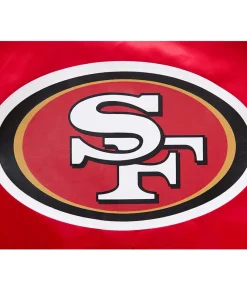 San Francisco 49ers Red Satin Jacket 22 49ers-jacket