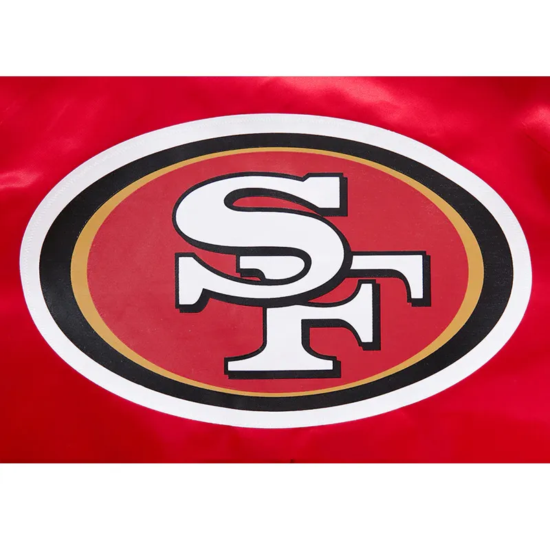 San Francisco 49ers Red Satin Jacket 9 49ers-jacket