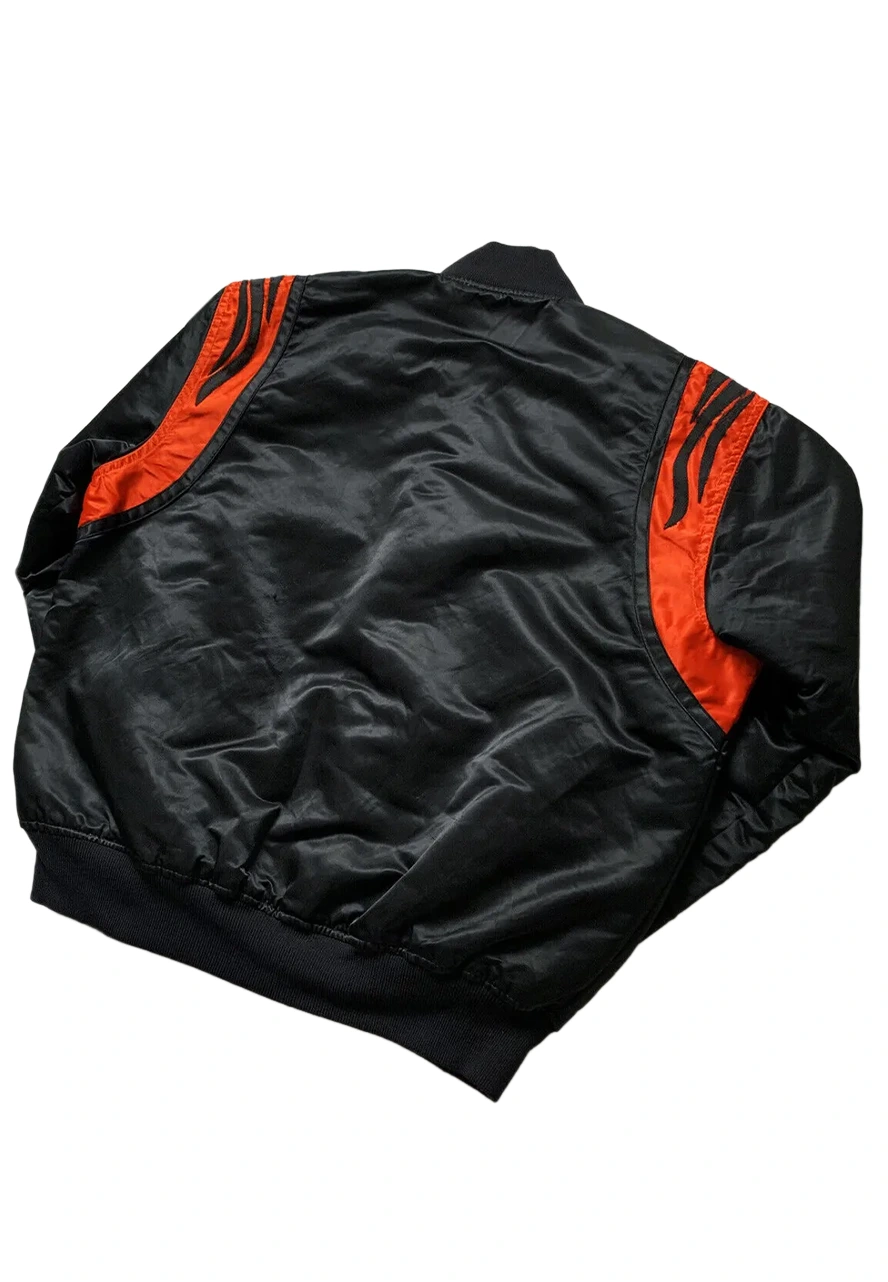 NFL Black and White Bengals Satin Jacket 5 bengals-satin-jacket