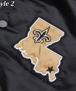 black-new-orleans-saints-jacket