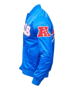 NFL Classic Buffalo Bills Jacket 16 buffalo-bills-blue-satin-jacket