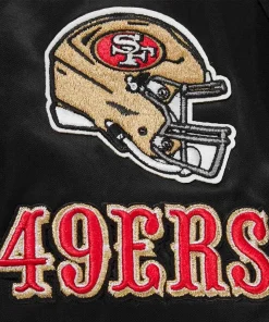 San Francisco 49ers Red Satin Jacket 27 francisco-49ers-black-satin-jacket