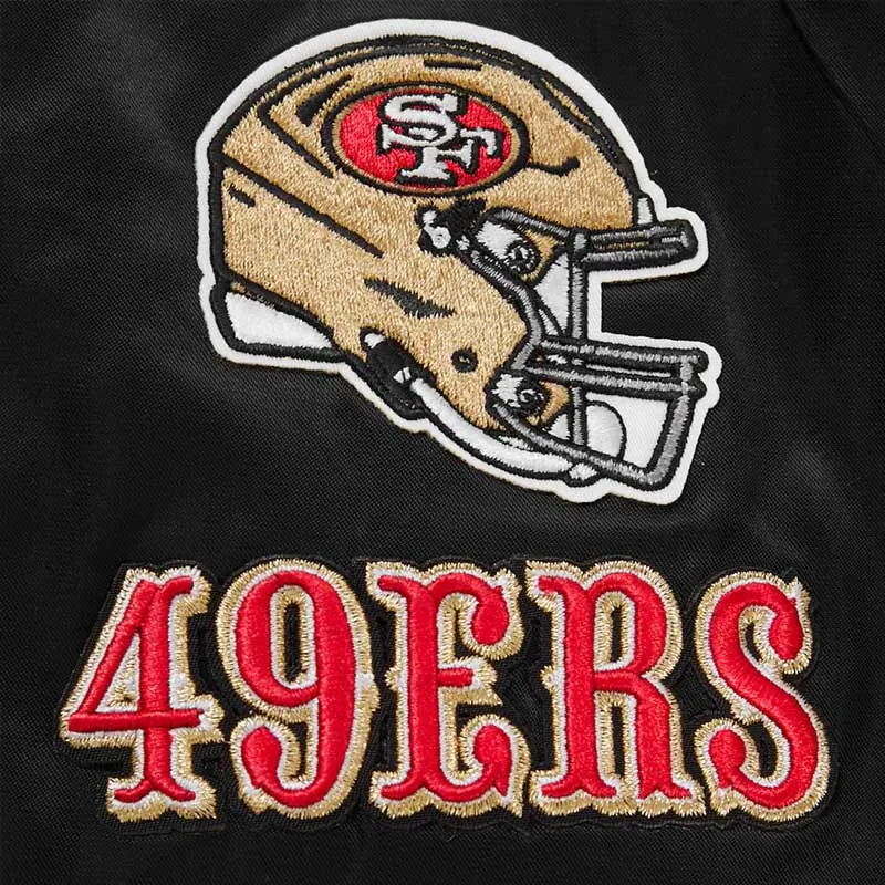 San Francisco 49ers Red Satin Jacket 14 francisco-49ers-black-satin-jacket