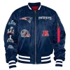 new-england-patriots-blue-satin-bomber-jacket