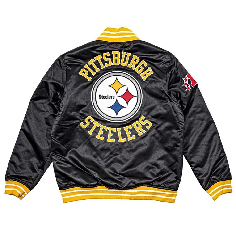 NFL Black Heavyweight Pittsburgh Steelers Jacket 2 nfl-heavyweight-pittsburgh-steelers-jacket