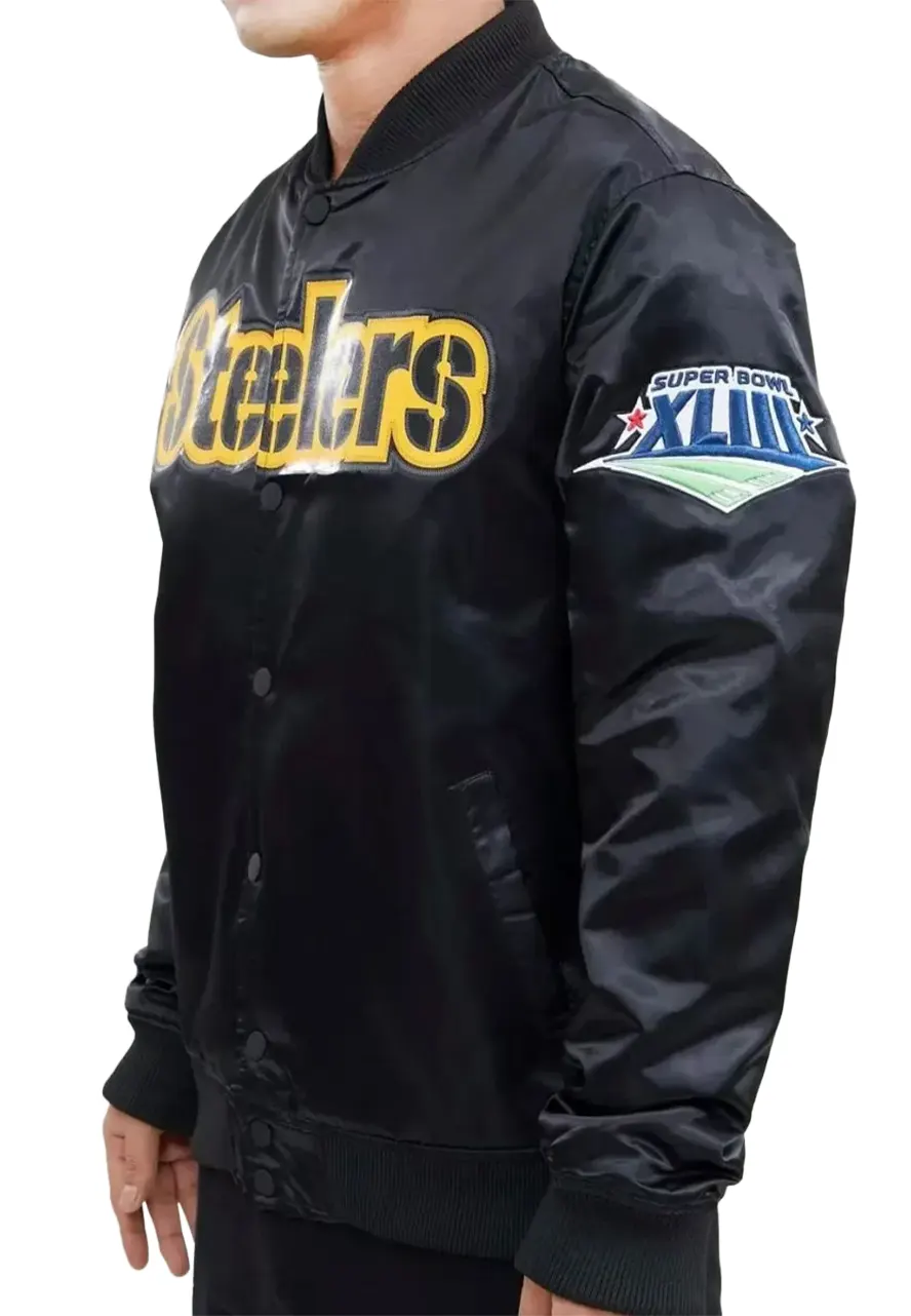 NFL Pittsburgh Steelers Satin Jacket 4 nfl-pittsburgh-steelers-jacket