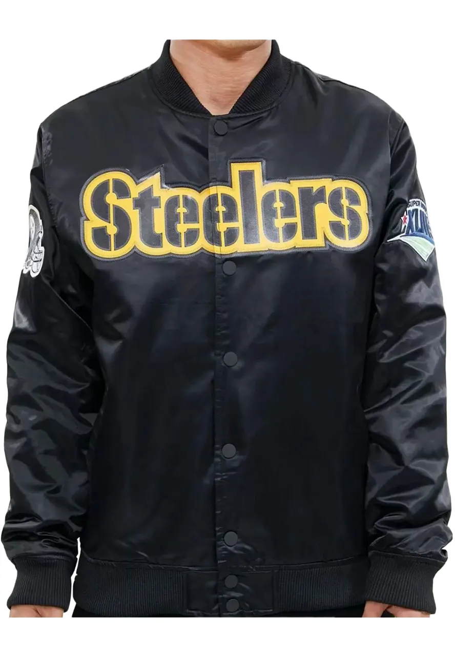 NFL Pittsburgh Steelers Satin Jacket 1 nfl-pittsburgh-steelers-satin-jacket