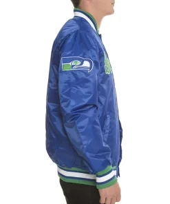 NFL Seattle Seahawks Satin Jacket 10 nfl-seattle-seahawks-blue-jacket