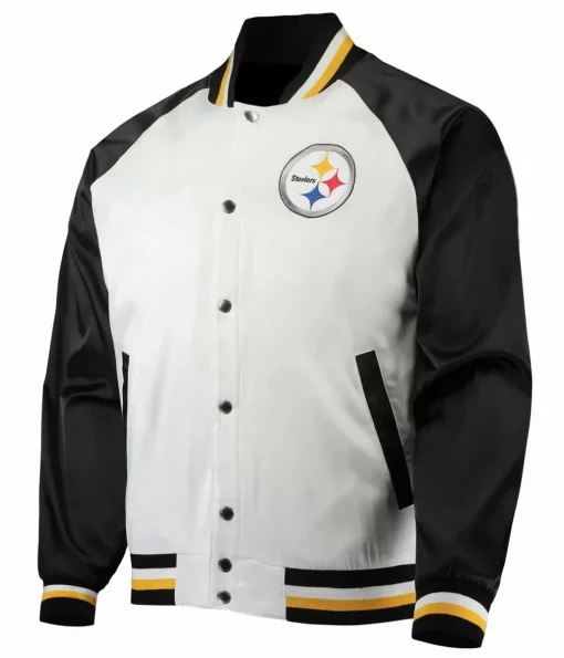 nfl-white-and-black-pittsburgh-steelers-jacket