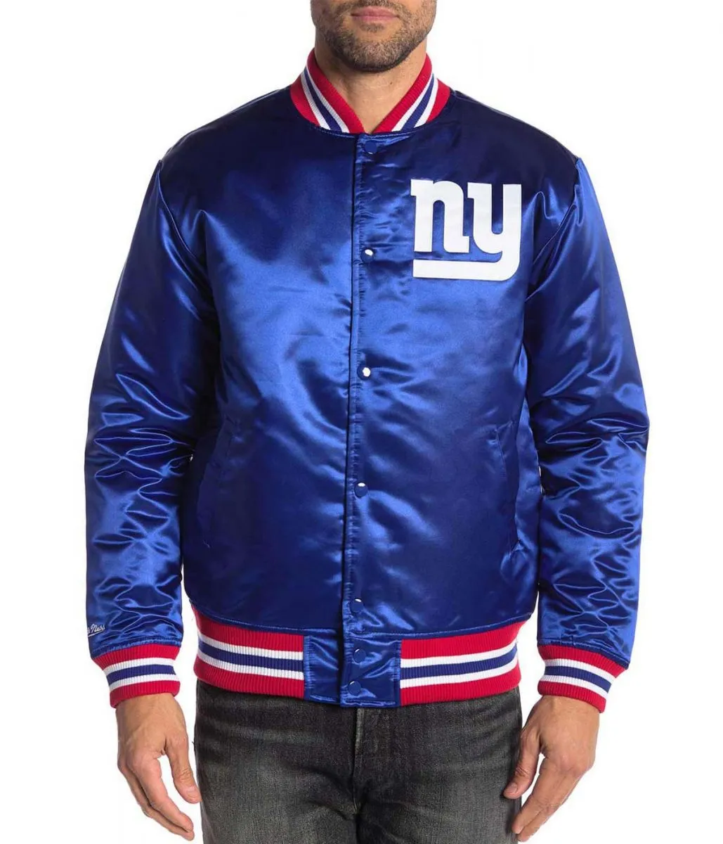 NFL Blue Satin NY Giants Varsity Jacket 1 ny-giants-varsity-jacket