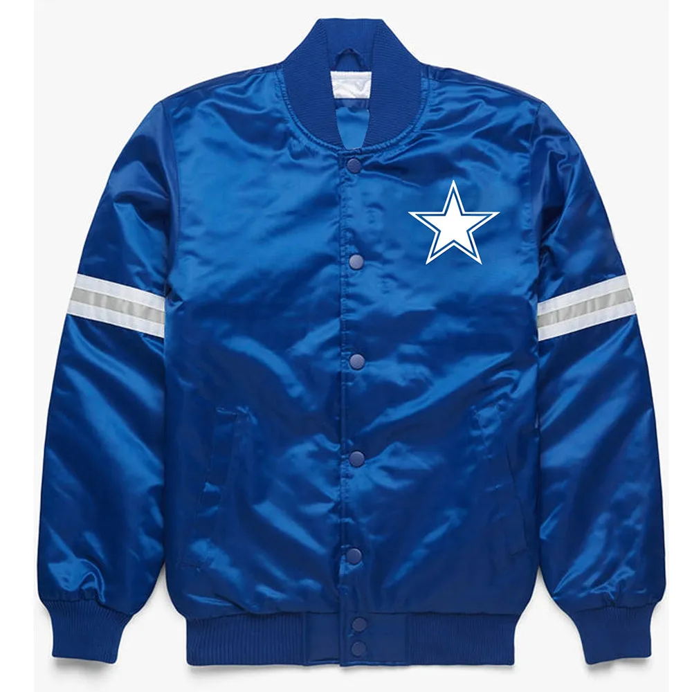 Royal Blue Dallas Cowboys Satin Jacket 1 royal-blue-dallas-cowboys-satin-jacket