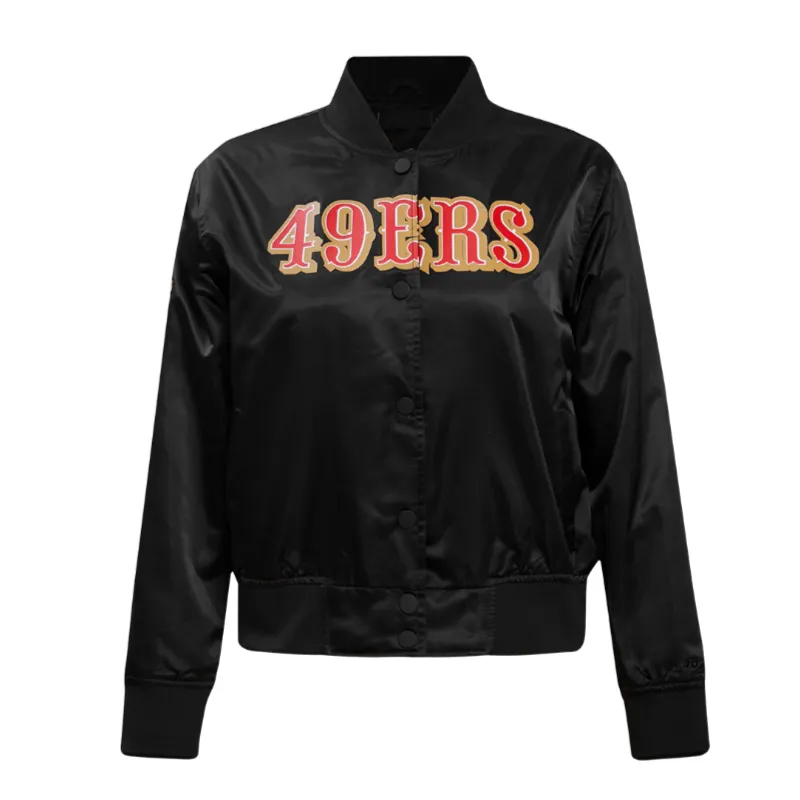 San Francisco 49ers Red Satin Jacket 5 san-francisco-49ers-black-satin-jacket