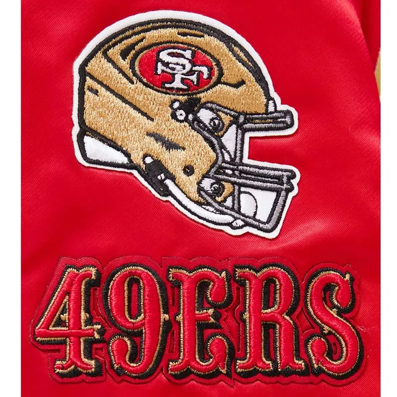 San Francisco 49ers Red Satin Jacket 13 san-francisco-49ers-bomber-jacket