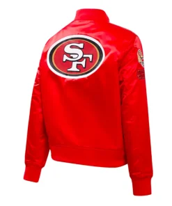 San Francisco 49ers Red Satin Jacket 17 san-francisco-49ers-satin-jacket