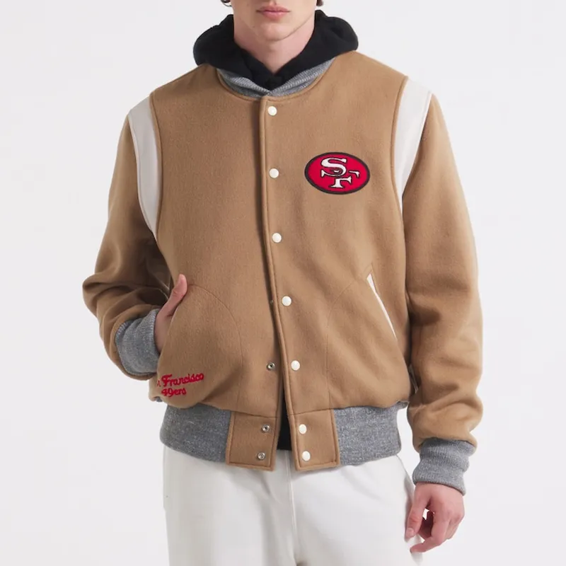 San Francisco 49ers Teddy Varsity Jacket 1 san-francisco-49ers-teddy-varsity-jacket