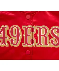 San Francisco 49ers Red Satin Jacket 24 san-francisco-jacket