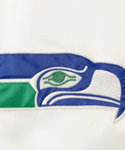 Seattle D-Line Seahawks Throwback Jacket 7 seahawks-white-throwback-d-line-satin-jacket