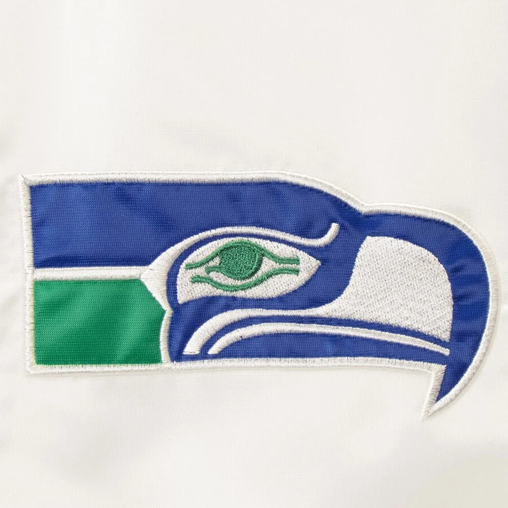 Seattle D-Line Seahawks Throwback Jacket 4 seahawks-white-throwback-d-line-satin-jacket