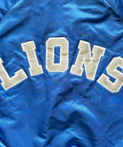 80s-detroit-lions-blue-satin-jacket