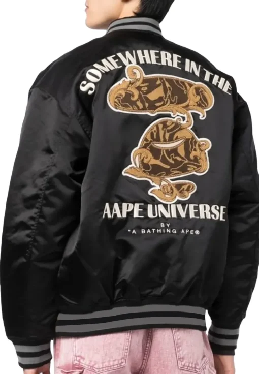 aape-black-satin-jacket