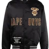 aape-black-satin-varsity-jacket