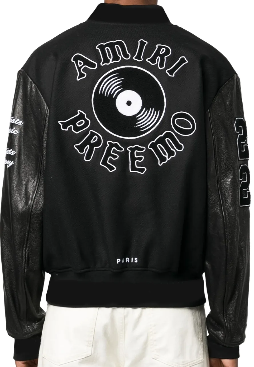 AMIRI Preemo Black Varsity Jacket 2 amiri-preemo-black-jacket