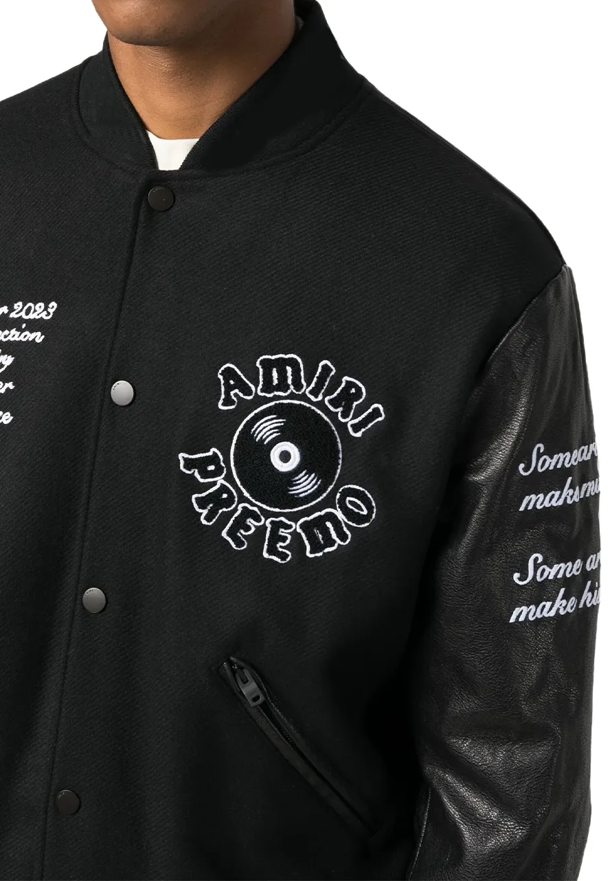 AMIRI Preemo Black Varsity Jacket 5 amiri-preemo-bomber-jacket