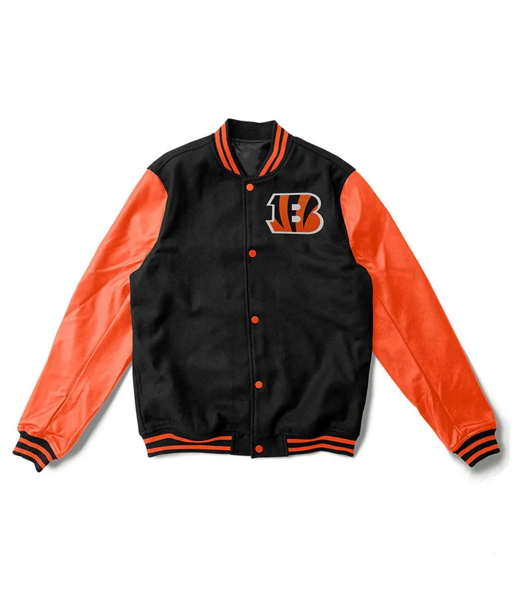 Cincinnati Bengals Black and Orange Jacket 1 cincinnati-bengals-black-and-orange-jacket
