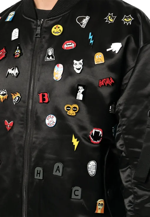 decorative-black-satin-jacket