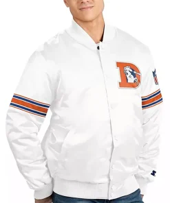 The Power Forward Denver Broncos White Satin Jacket 8 denver-broncos-white-jacket