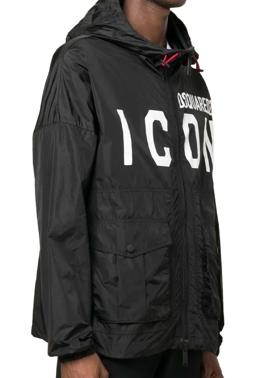 DSQUARED2 Icon Satin Black Jacket 4 dsquared2-icon-black-jacket