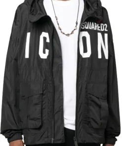 DSQUARED2 Icon Satin Black Jacket 7 dsquared2-icon-jacket