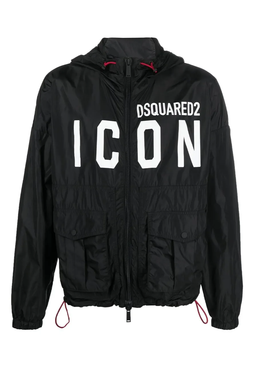 DSQUARED2 Icon Satin Black Jacket 1 dsquared2-icon-satin-black-jacket