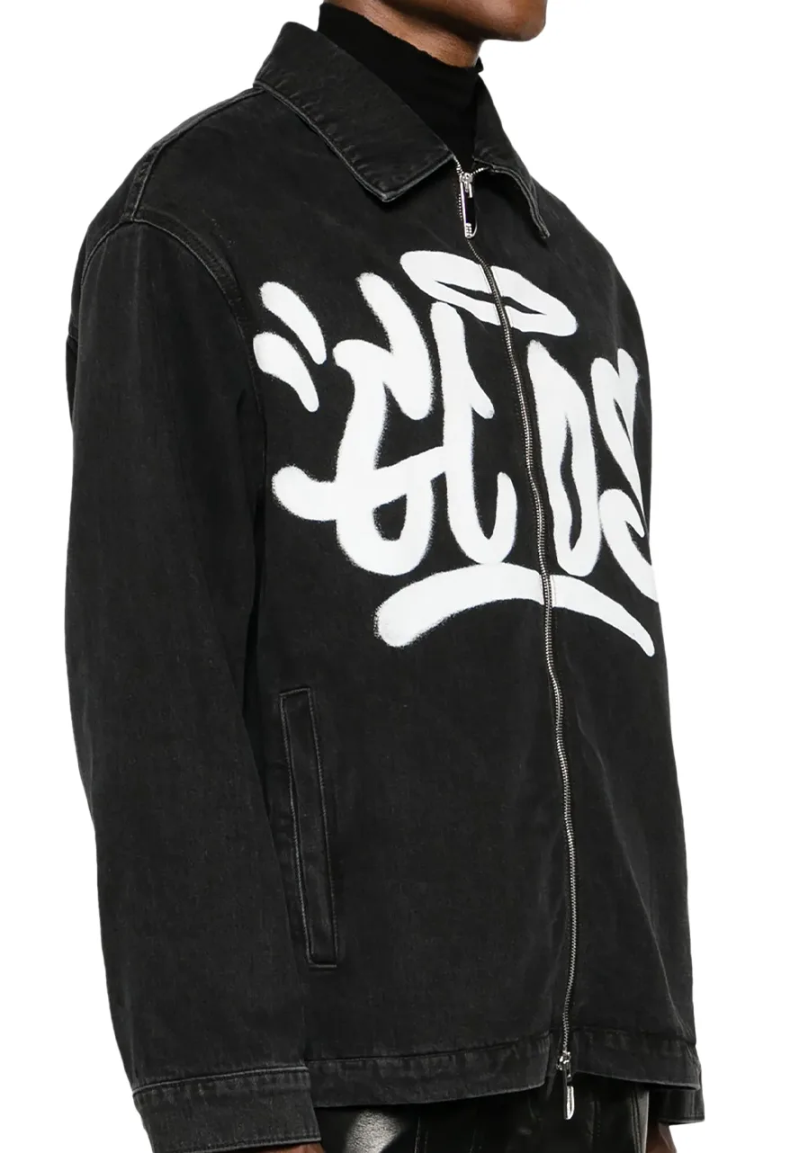 GCDS Black Denim Jacket 4 gcds-black-jacket