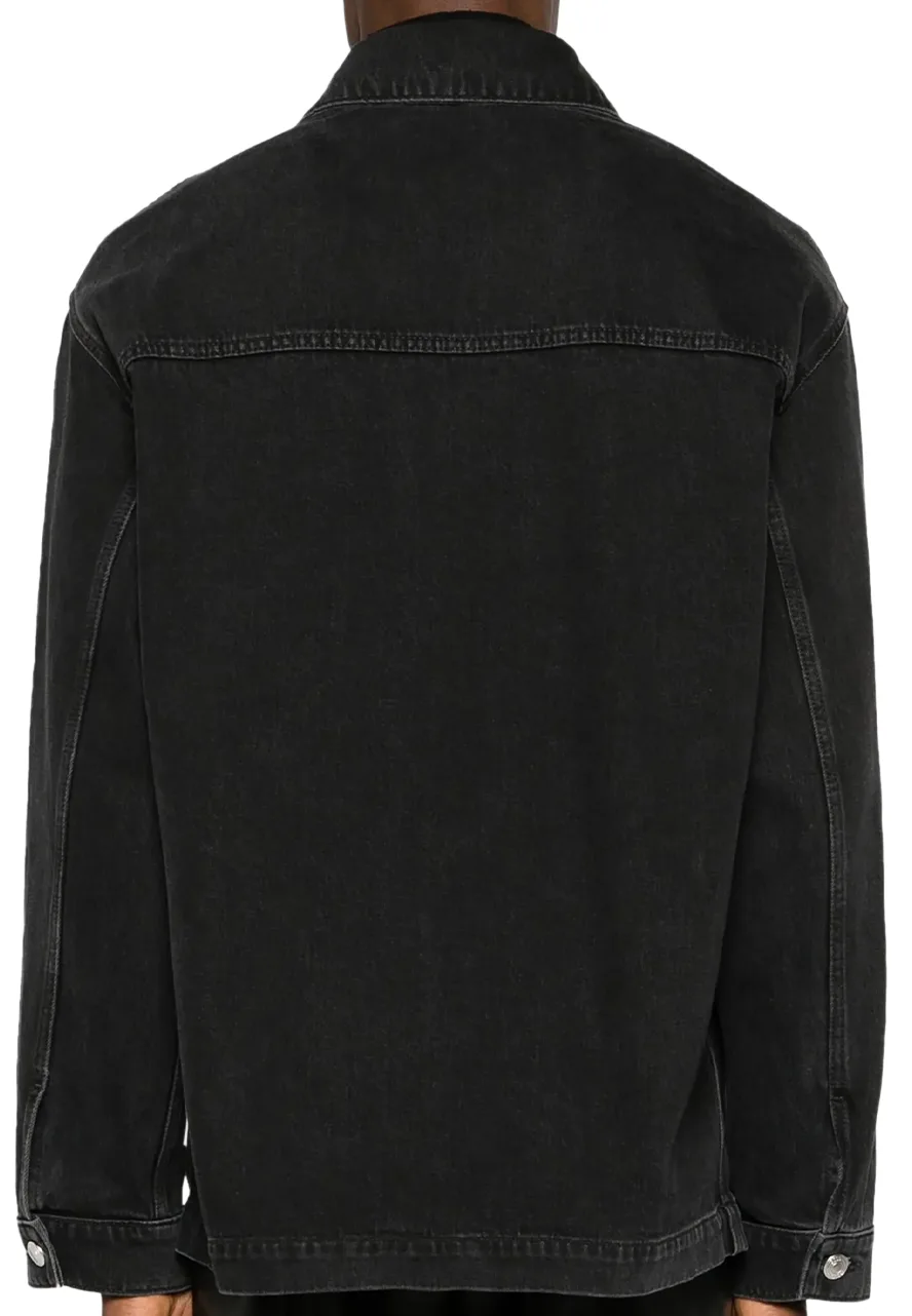 GCDS Black Denim Jacket 2 gcds-denim-jacket