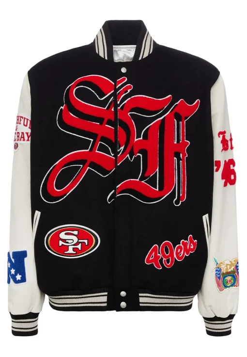 jeff-hamilton-san-francisco-49ers-black-and-white-jacket