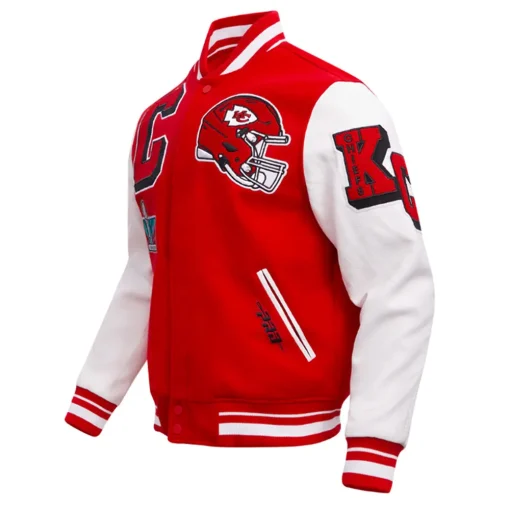 Kansas City Chiefs Mash Up Varsity Jacket - Image 3